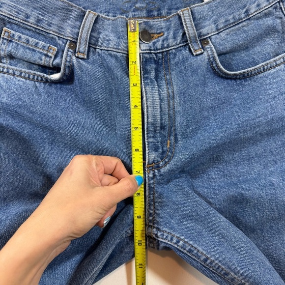 COS Slim Fit Low Rise Cropped Jeans Women’s Size 26 Blue Cotton Denim - Picture 10 of 12